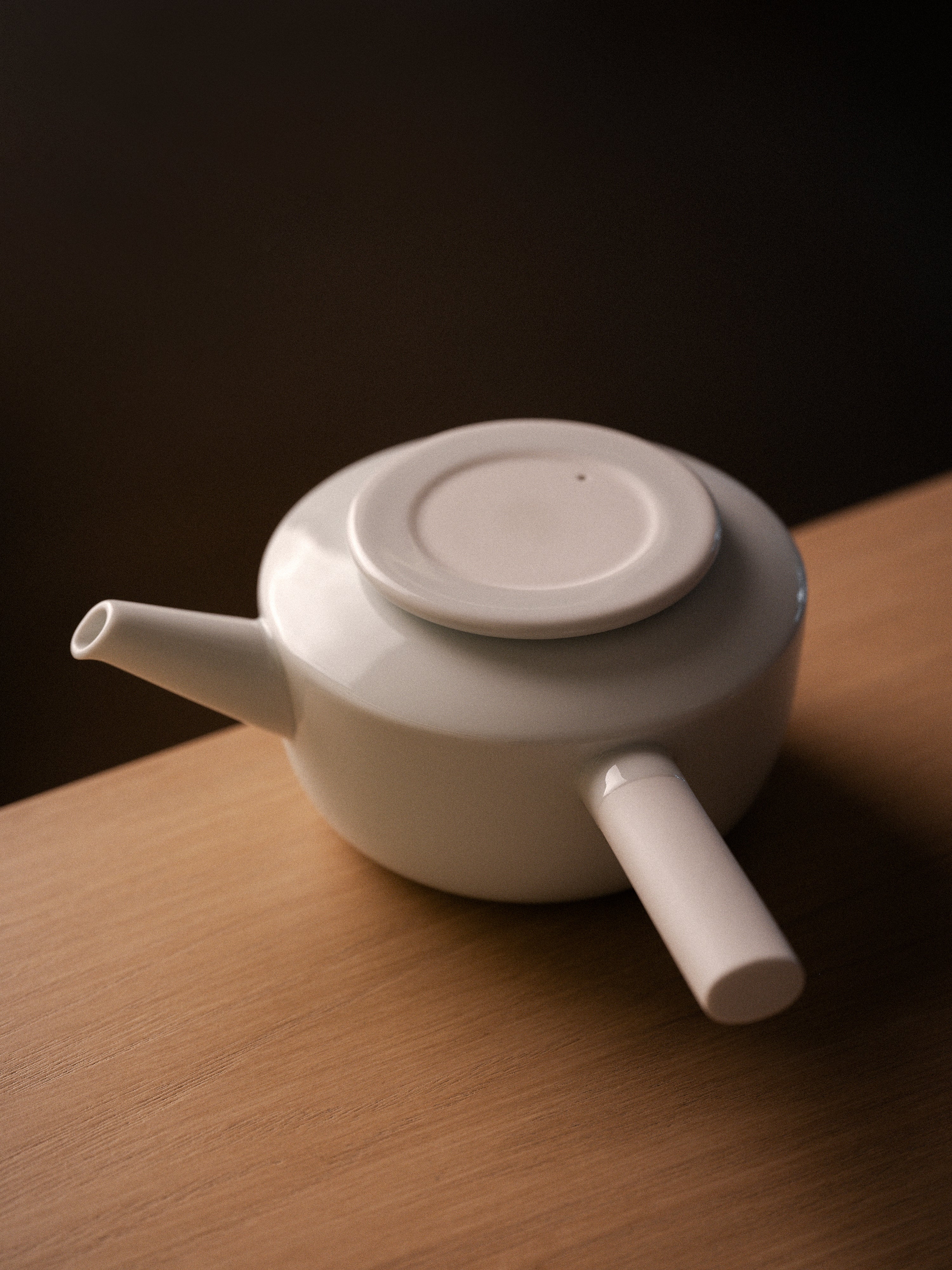 1616 / arita - CMA Japanese Teapot White