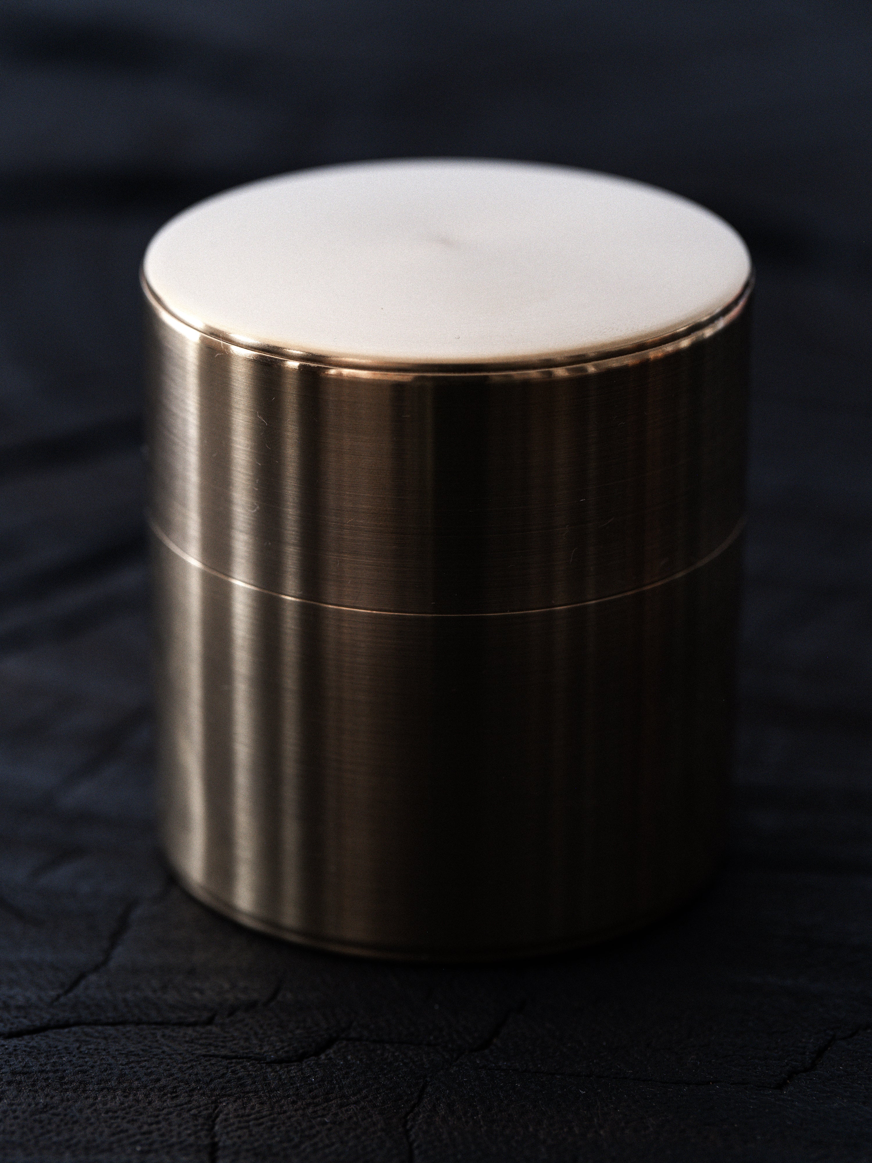 KAIKADO Tea Caddy Brass