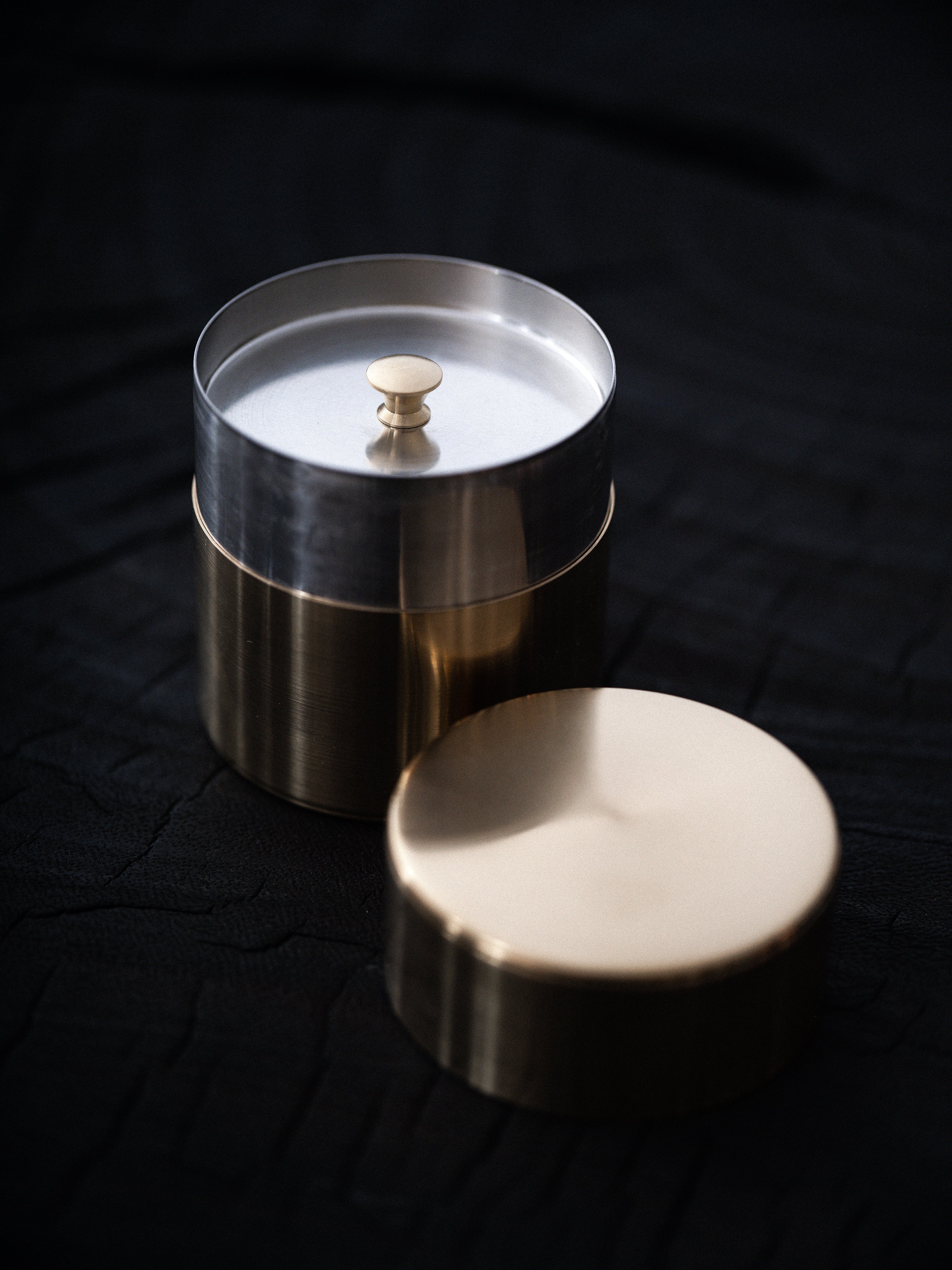 KAIKADO Tea Caddy Brass