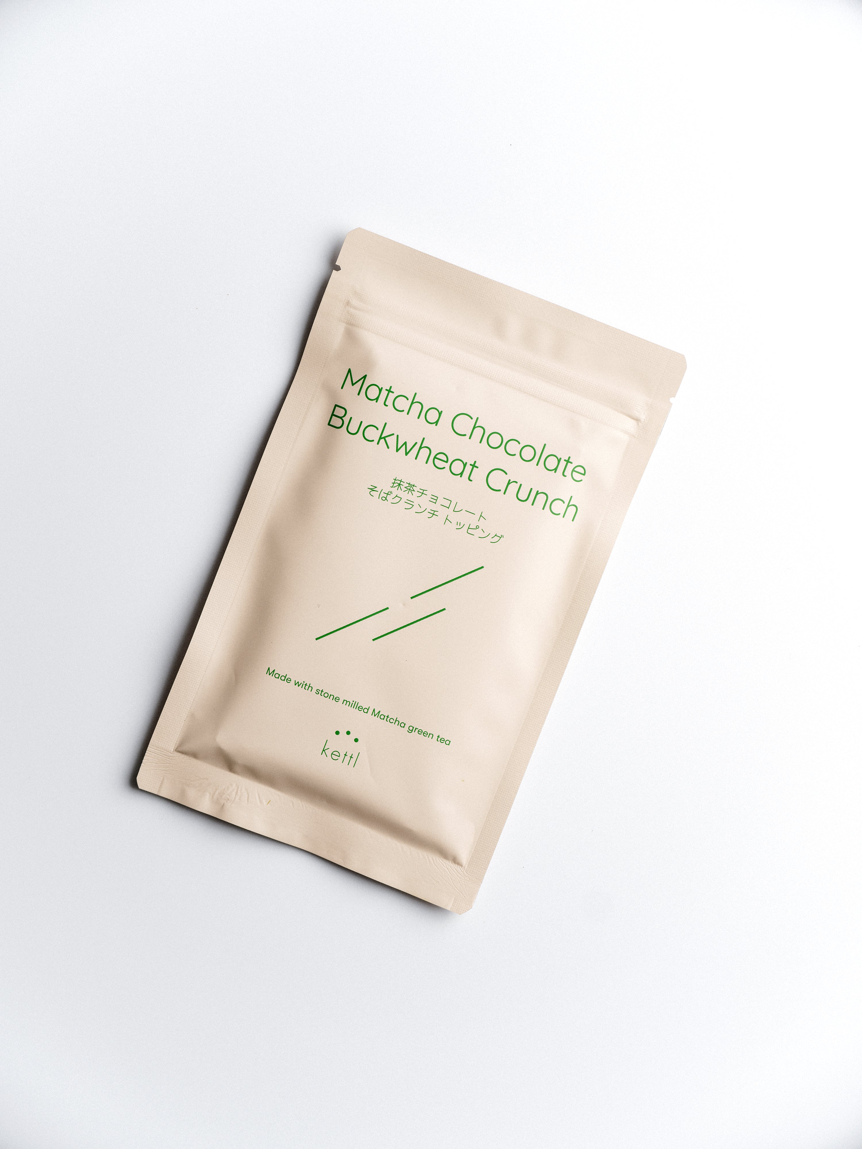 KETTL Chocolate con Matcha y Soba Crujiente